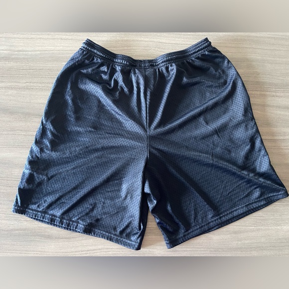 Champion Navy Blue Athletic Shorts - Size Large - Picture 6 of 8